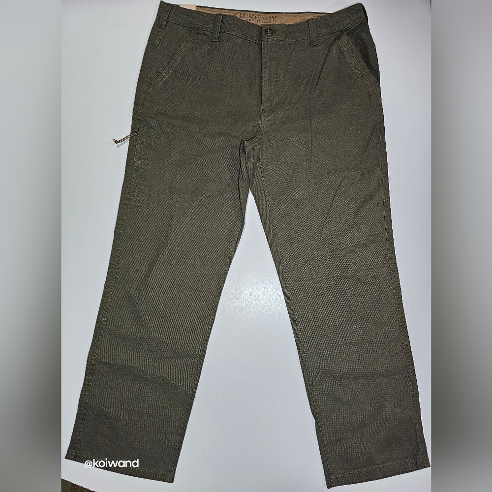 Legendary Outfitters Men’s Stretch Relaxed Fit Canvas Pants